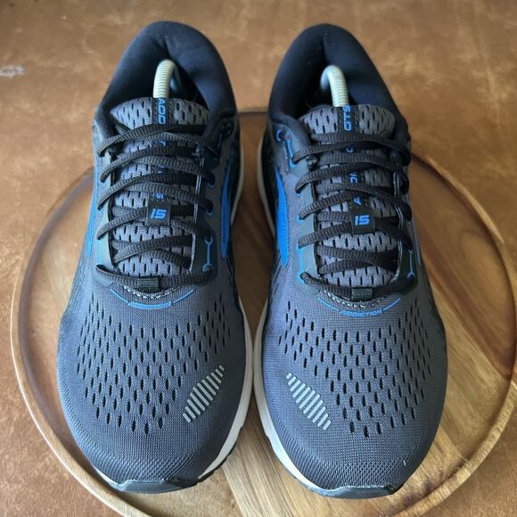 Brooks Addiction GTS 15 Supportive Mens 10.5 Black Blue Running Sneakers Shoes main image 9
